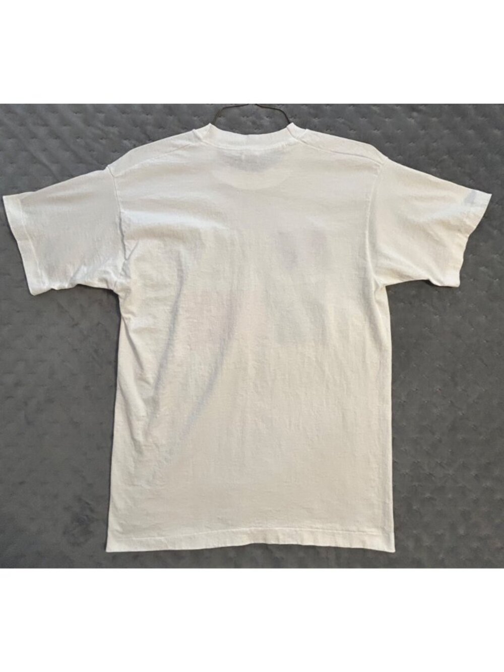 Vintage Kathryn Designs '90 Single Stitch Texas Flag White Graphic Large T-Shirt - Picture 8 of 8